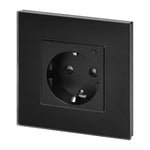Tuya Smart Wi-Fi единичен контакт за скрит монтаж, Schuko, черен - OR-SH-17205(GS)/B, ORNO