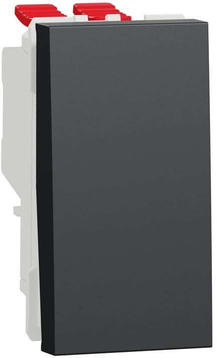 Кръстат ключ 1 мод. цвят Антрацит Unica SE, SCHNEIDER ELECTRIC, NU310554
