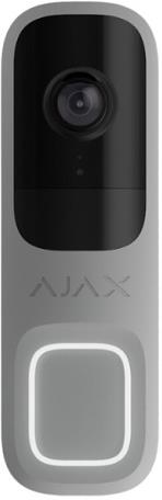 Видео бутон Wi-Fi с датчик за движение PIR, сив, Doorbell Ajax, AJAX, 66393.125.GR1