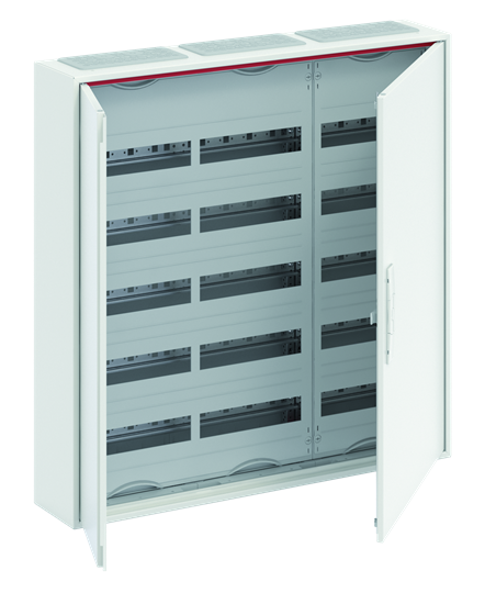 Табло за открит монтаж ComfortLine 5х36мод. CA35V с две плътни метални врати IP44 и Н и РЕ клеми ABB, 2CPX052191R9999
