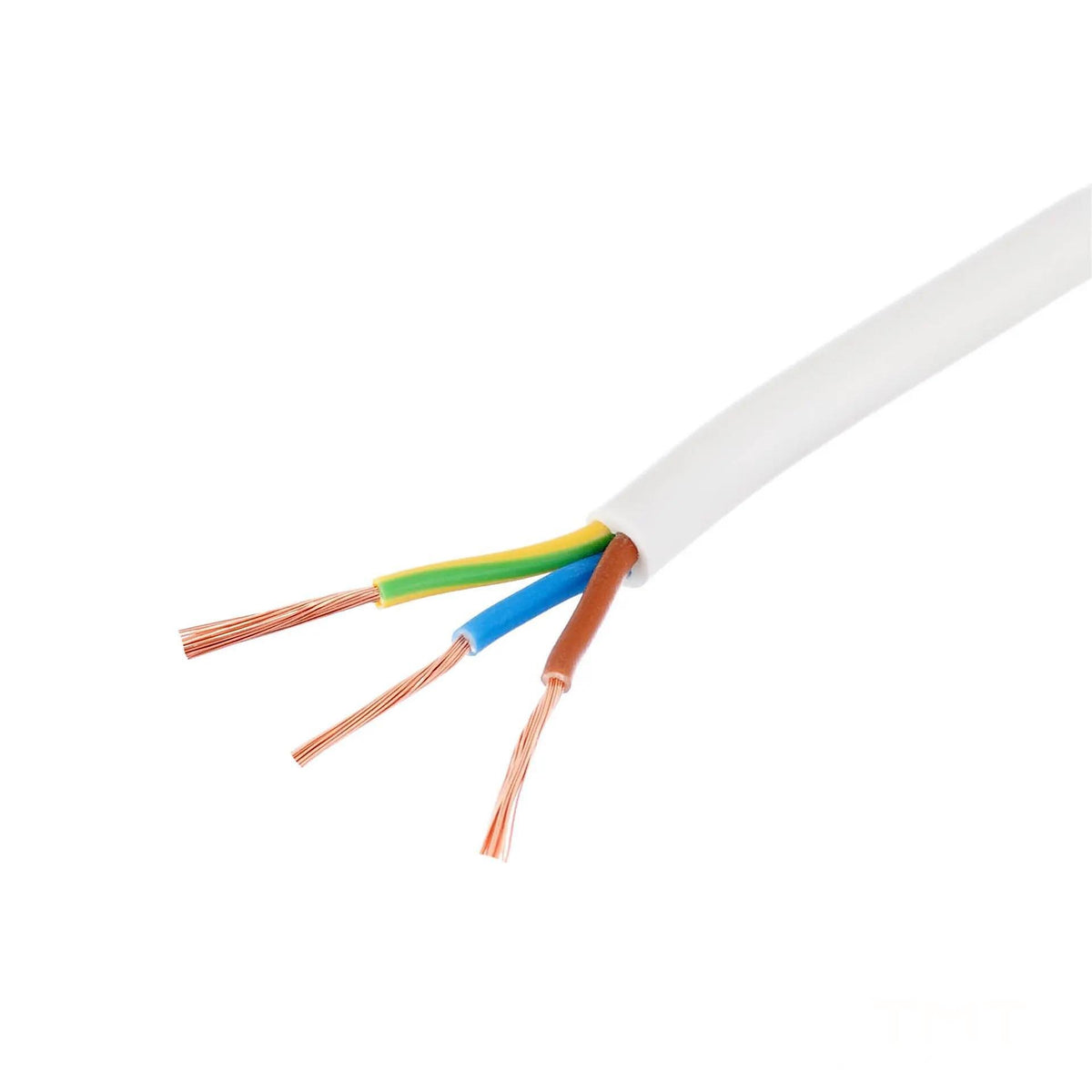 Кабел H05VV-F/ШВПС 3Х1.5 БЯЛ 300/500V ИЗОЛИРАН МЕДЕН ПРОВОДНИК