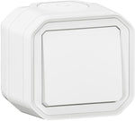 Девиаторен ключ моноблок за открит монтаж цвят Бял IP55 Plexo New Legrand, LEGRAND, 69751L
