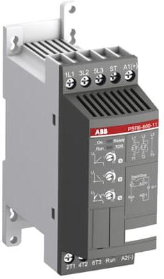 Софтстартер 3P 3kW PSR6-600-11 6.8A 24V IP10 ABB, 1SFA896104R1100