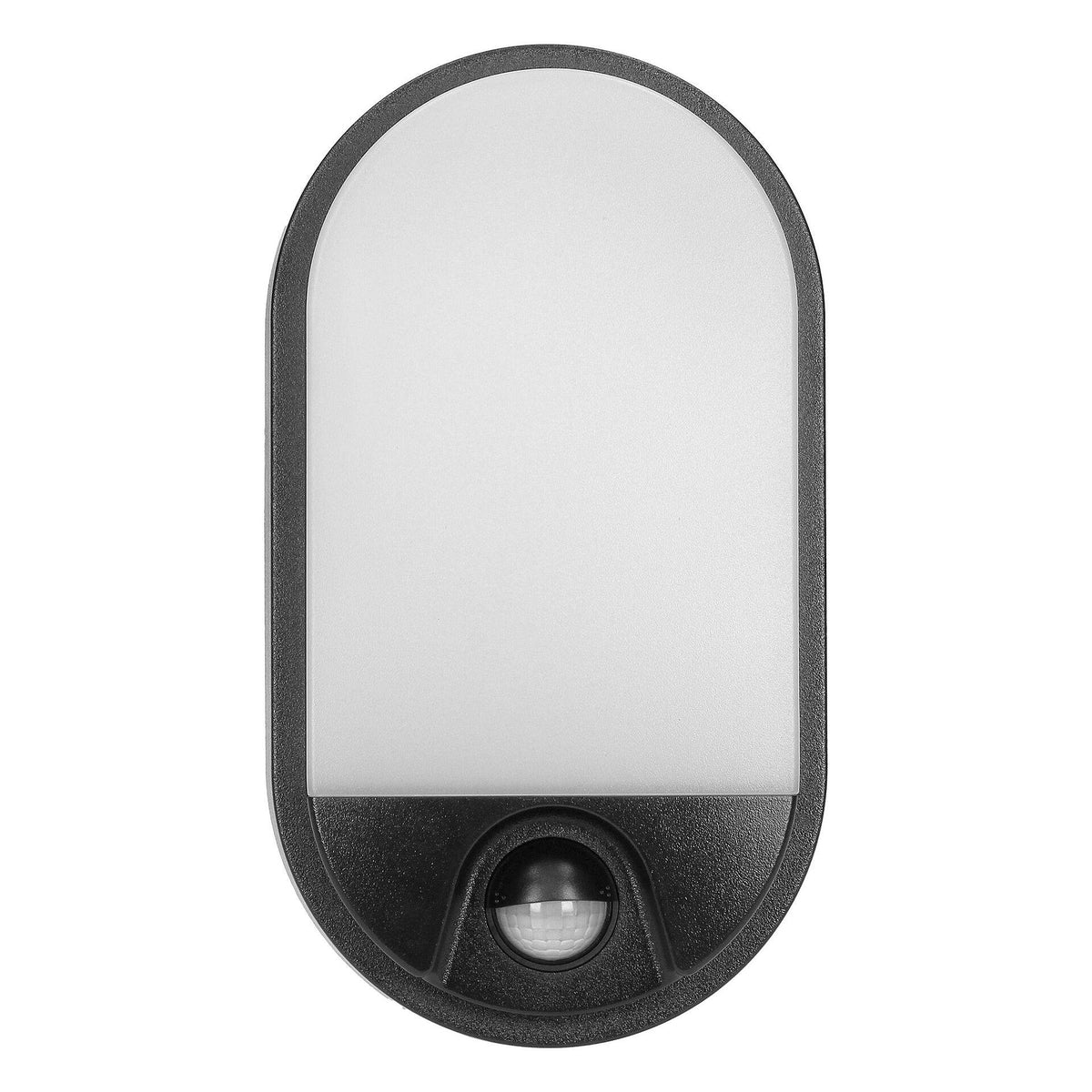 NEFRYT LED 15W, градинско осветително тяло със сензор за движение, 1100lm, IP54, 4000K, черно - AD-OP-6147BLPMR4, ADVITI