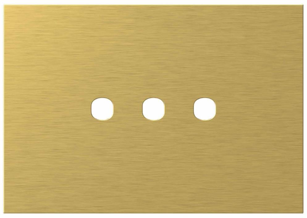 Рамка 3 мод. цвят Злато Edge TEM, OG30MZP