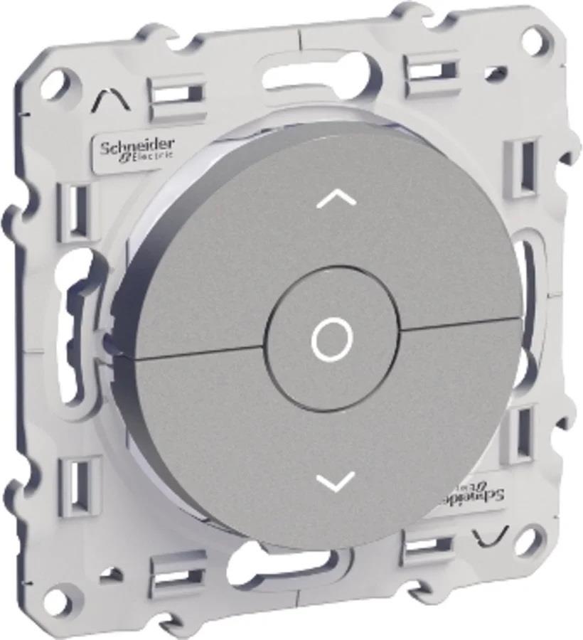 Ключ за щори 6A с три бутона цвят Алуминий Odace SE /до изчерпване/, SCHNEIDER ELECTRIC, S530208