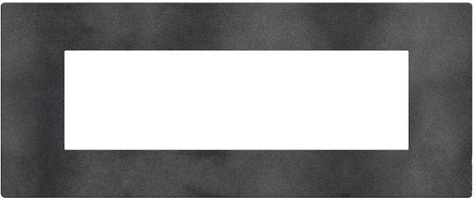 Рамка 7 мод. цвят Сив меланж (Dark Grey) Light Now Bticino, BTICINO, YA4807DS