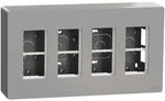 Моноблок за открит монтаж 4x4 мод. цвят Алуминий Unica System+ SE, SCHNEIDER ELECTRIC, NU124430
