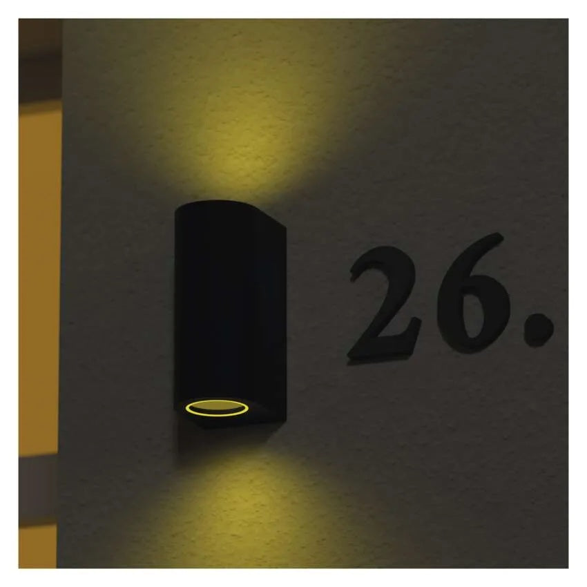 Фасадно осветително тяло 2x GU10 88x67x153mm IP44 OCULUS EMOS, ZGF020P