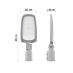 Улично осветително тяло LED 50W 4000К 6000lm 130° x 60° 36000h IP65 SOLIS EMOS