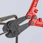 Ножици за рязане на арматура, синьо-червена ръкохватка 610мм, Knipex - K7172610