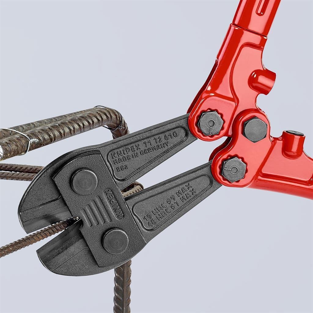 Ножици за рязане на арматура, синьо-червена ръкохватка 610мм, Knipex - K7172610