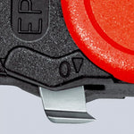 Кабелен нож, за изолация над Ø25мм, черна ръкохватка 150мм, Knipex - K1640150