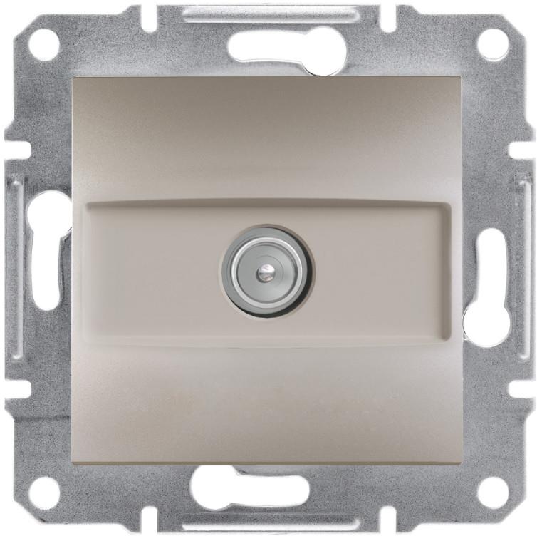 Розетка TV крайна 1dB цвят Бронз Asfora SE, SCHNEIDER ELECTRIC, EPH3200169