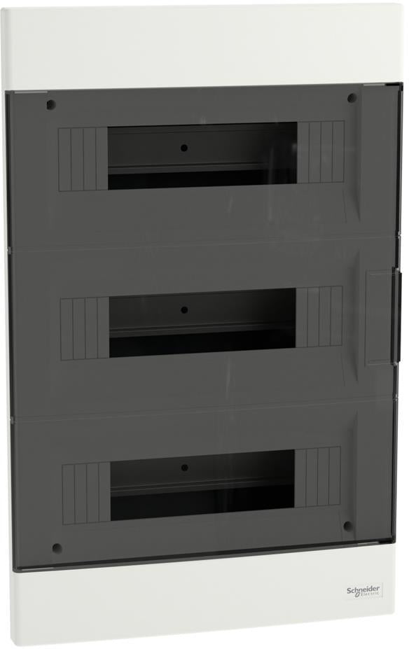 Табло за скрит монтаж 3x12 мод. Easy 9 EU с прозрачна врата и Н и РЕ клеми SE, SCHNEIDER ELECTRIC НИСКО НАПРЕЖЕНИЕ, EZ9EUA312