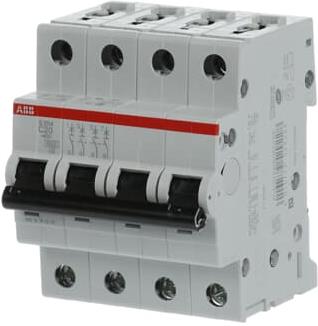 Автоматичен прекъсвач S204 4P 20A крива C 6kA ABB, 2CDS254001R0204