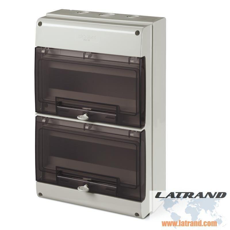 Табло за открит монтаж 2х12М серия Domino Scame IP66-672.4024