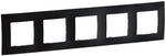 Рамка 5х цвят Черен Niloe New Legrand, LEGRAND, NP115BK