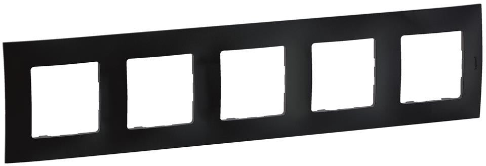 Рамка 5х цвят Черен Niloe New Legrand, LEGRAND, NP115BK