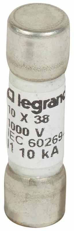 Стопяем цилиндричен предпазител тип gPV 15A 10.3x38мм Legrand, LEGRAND НИСКО НАПРЕЖЕНИЕ, 414629