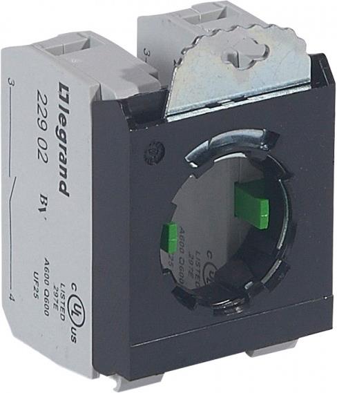 Основа 3х с контактен блок 2NO Ø22mm Osmoz Legrand, LEGRAND НИСКО НАПРЕЖЕНИЕ, 22974