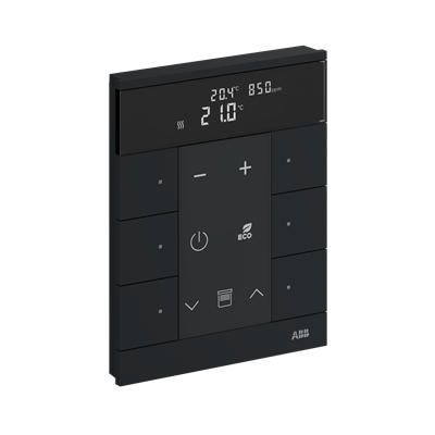 Пулт за управление с 6 бутона SBC-F-6.0.1-885 черен free@home ABB, KNX, 2CKA006220A0878