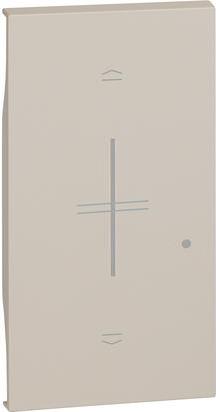 Лицев панел за Smart БЕЗжичен ключ за щори 2 мод. цвят Крем LNow Bticino с Netatmo, NETATMO с LEGRAND & BTICINO, KM43M2