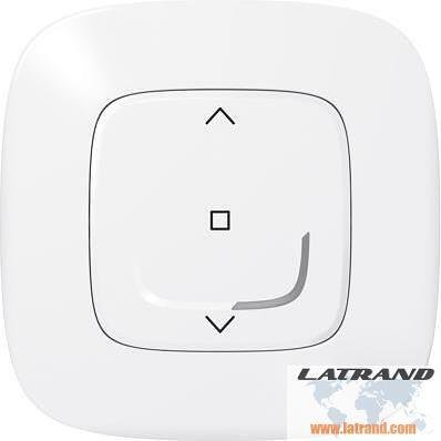 Ключ за щори БЕЗжичен Smart Valena Allure Бял с рамка Legrand с Netatmo - 752591