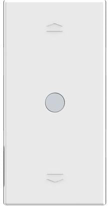 Ключ за щори Smart 1 мод. ЖИЧЕН изисква неутрала цвят Бял Classia Bticino с Netatmo, NETATMO с LEGRAND & BTICINO, RW4027C