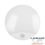 VIRAZON LED 15W, плафон със сензор за движение 1050lm, IP44, 4000K, млечно бял цвят - AD-PL-6064WLPMR4, ORNO