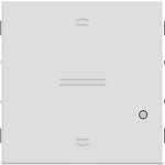 Ключ за щори Smart 2 мод. ЖИЧЕН изисква неутрала цвят Бял Classia Bticino с Netatmo, NETATMO с LEGRAND & BTICINO, RW4027CM2