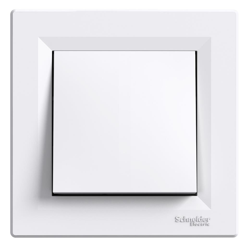 Еднополюсен ключ IP44 моноблок цвят Бял Asfora SE, SCHNEIDER ELECTRIC, EPH0100221