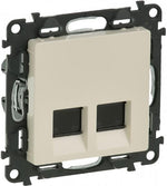 Розетка 2xRJ45 cat.6 STP цвят крем Valena Life Legrand, LEGRAND, 753247