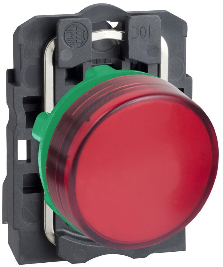 Сигнална лампа LED сглобена червена 230Vac Ø22mm XB5 SE, SCHNEIDER ELECTRIC НИСКО НАПРЕЖЕНИЕ, XB5AVM4