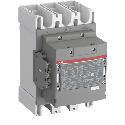 Контактор AF370-30-22 3P 200kW (370A AC-3) 2NO+2NC 24...60V 50/60Hz ABB, 1SFL607002R1122