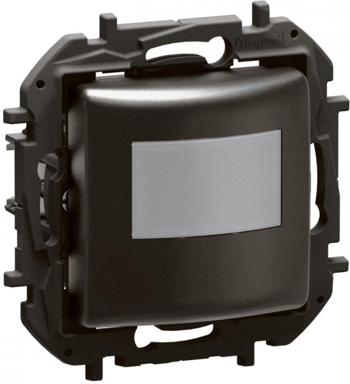 Датчик за движение PIR, 170°, обхват 8m @ h=1.2m, LED ≤ 100W, без неутрала, цвят Черен Niloe New Legrand, LEGRAND, NP2512BK