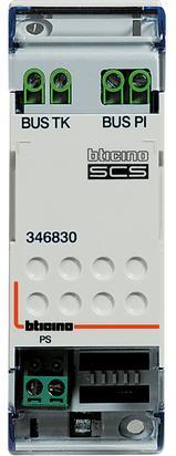 Смесител / разделител на видео сигнал DIN монтаж Bticino /до изчерпване/, BTICINO, 346830