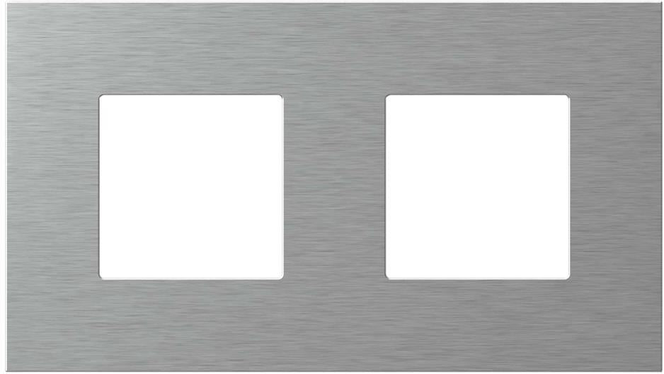 Рамка 2+2 мод. цвят Сребро мат Modul Edge TEM, OG24MAM