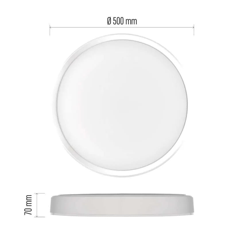 Плафон LED DN500 45W CCT 2700lm 115° димируем с ДУ 30000h IP20 ILVI EMOS, ZM5169