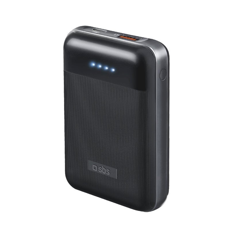 POWER BANK 10 000mAh,1xUSB C,1xUSB A,PD 20W,BL SBS - ЧЕРЕН