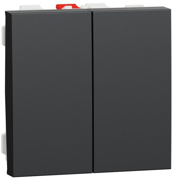 Сериен девиаторен ключ 2 мод. цвят Антрацит Unica SE, SCHNEIDER ELECTRIC, NU321354
