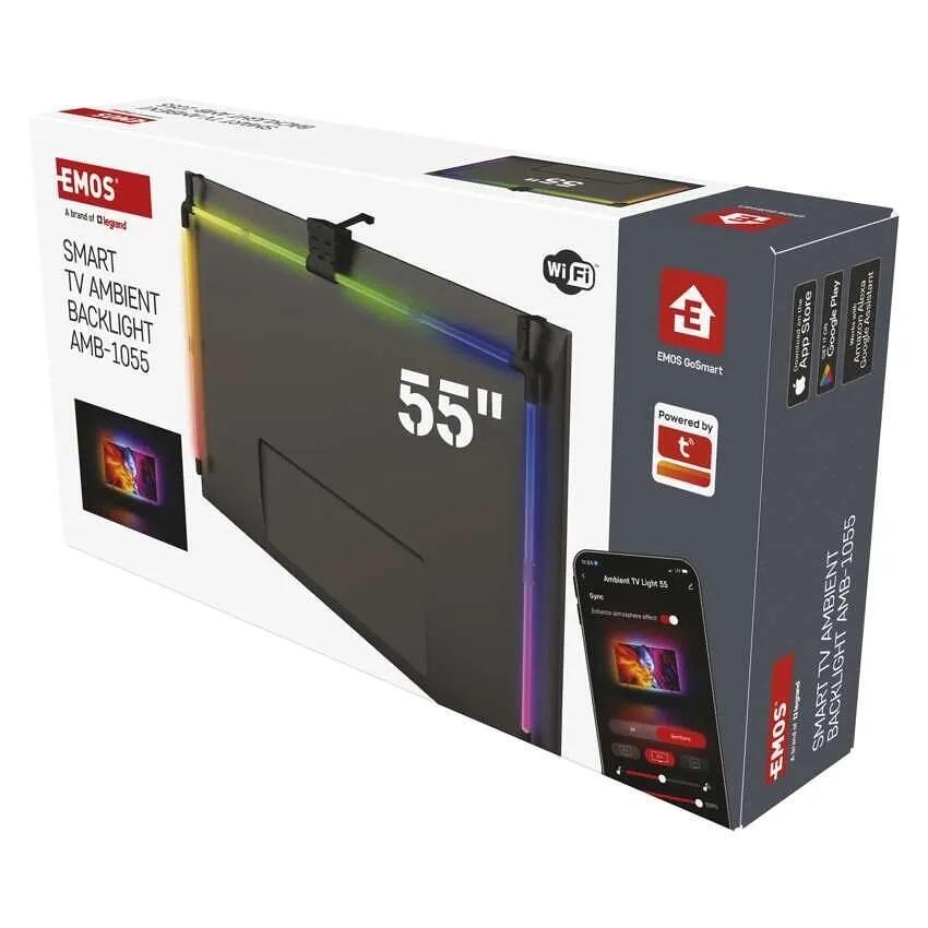 Лента LED 24W RGBIC 450lm Ambient TV55" с контролер Wi-Fi GoSmart EMOS