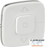 Лицев панел за ключ/бутон за щори цвят Бял Valena Allure Legrand - 755145
