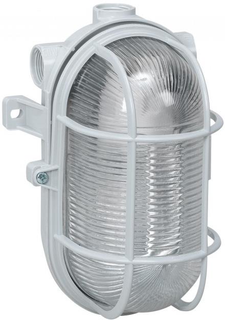 Осветително тяло с пластмасова решетка 60W IP44, Legrand, LEGRAND, 60405