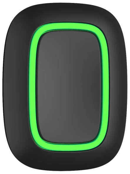 Дистанционно с 1 бутон IP55, черен, Button Ajax, AJAX, 38094.26.BL1