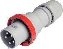 Промишлен щепсел 3P+N+Е 125A IP66/67/69 серия Optima Scame, SCAME, 218.12537