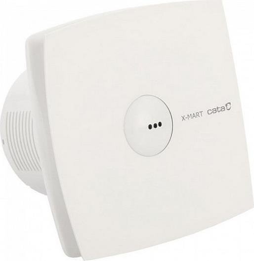Вентилатор X-MART10T MATIC TIMER ф100мм, цвят Бял, 98м3/ч, 15W, 38dB с таймер, с автоматина клапа CATA - C01016000