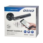 Интелигентна дръжка с кодова брава IP44, освобождава се с PIN и Bluetooth - OR-ZS-850, ORNO