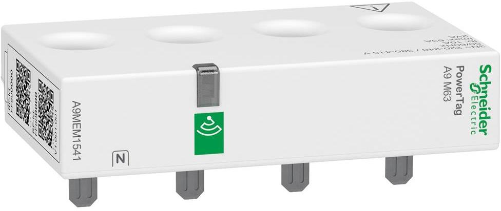 Мерител PowerTag Energy M63 3P+N, монтаж отгоре, SE, SCHNEIDER ELECTRIC НИСКО НАПРЕЖЕНИЕ, A9MEM1541