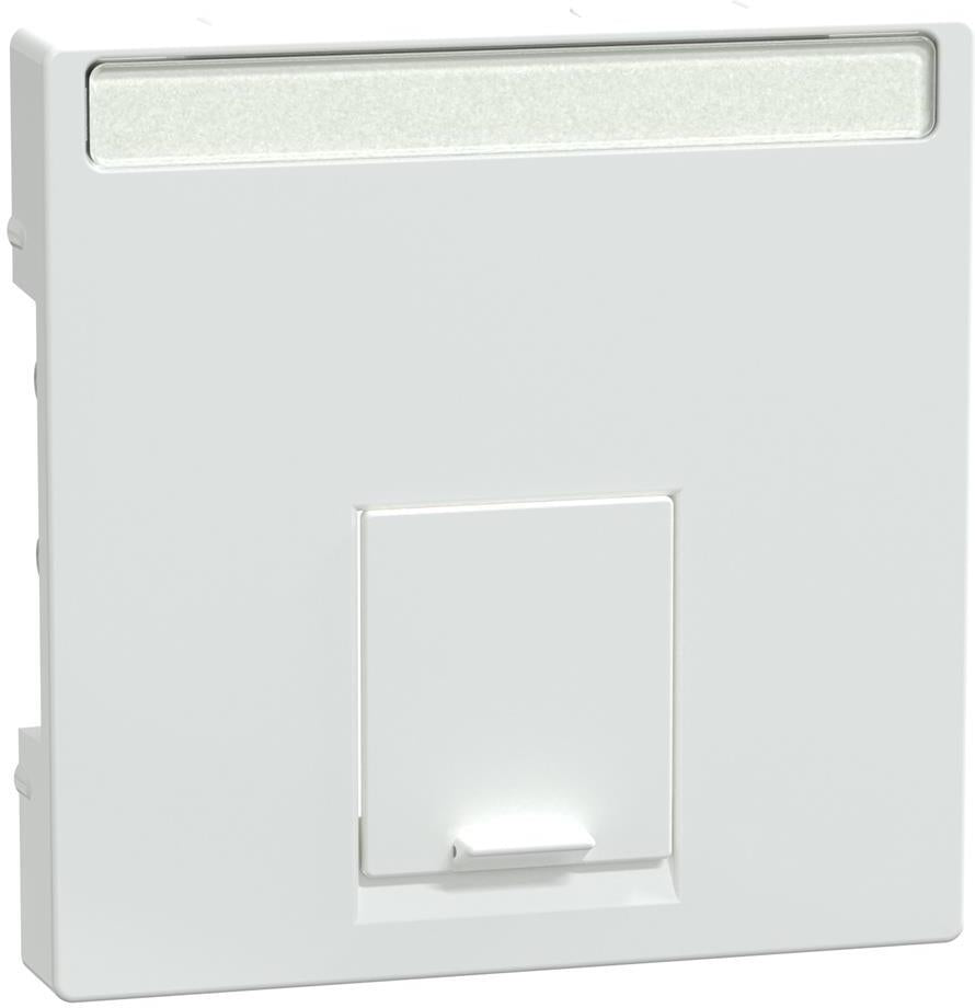 Лицев панел за RJ45 антибактериален цвят Активно бяло System M Merten SE, SCHNEIDER ELECTRIC, MEG4573-0325
